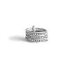 Bague Semainier Lignes et Perles