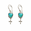 Pendants Cœur et Croix Turquoise