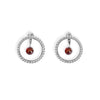 Boucles-cercles-de-perles-et-pierres-argent-grenat