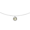 Collier Argent Pierre et Soleil Agnes de Verneuil