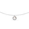 Collier Argent Pierre et Soleil Agnes de Verneuil