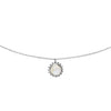 Collier Argent Pierre et Soleil Agnes de Verneuil