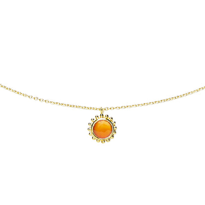 Collier Vermeil Pierre et Soleil Agnes de Verneuil