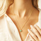 Collier en Vermeil Grand Soleil et Pierre