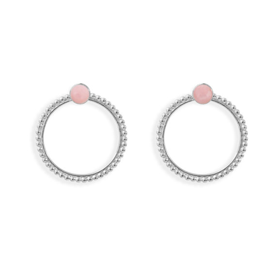 Puces-pierres-et-dessous-doreilles-anneaux-perles-argent-opale-rose